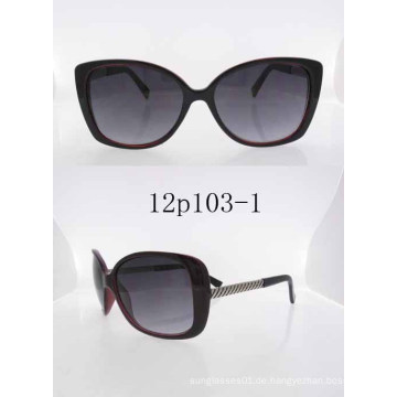 Brillen-Art- und Weiseplastikgewohnheit Sun-Gläser 12p103-1